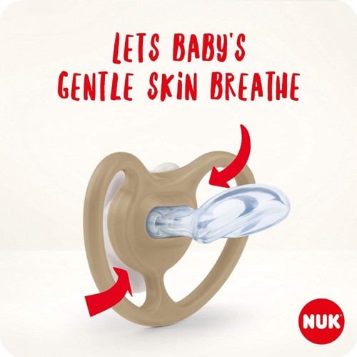 NUK Space Night Silicone Soother Pacifier 1pc/box | 0-6 Months | 6-18 Months | 18-36 Months | Made in Germany | Glow in the Dark